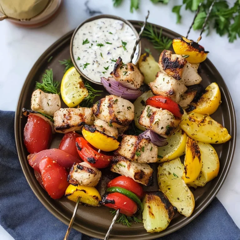 Greek Chicken Kabobs