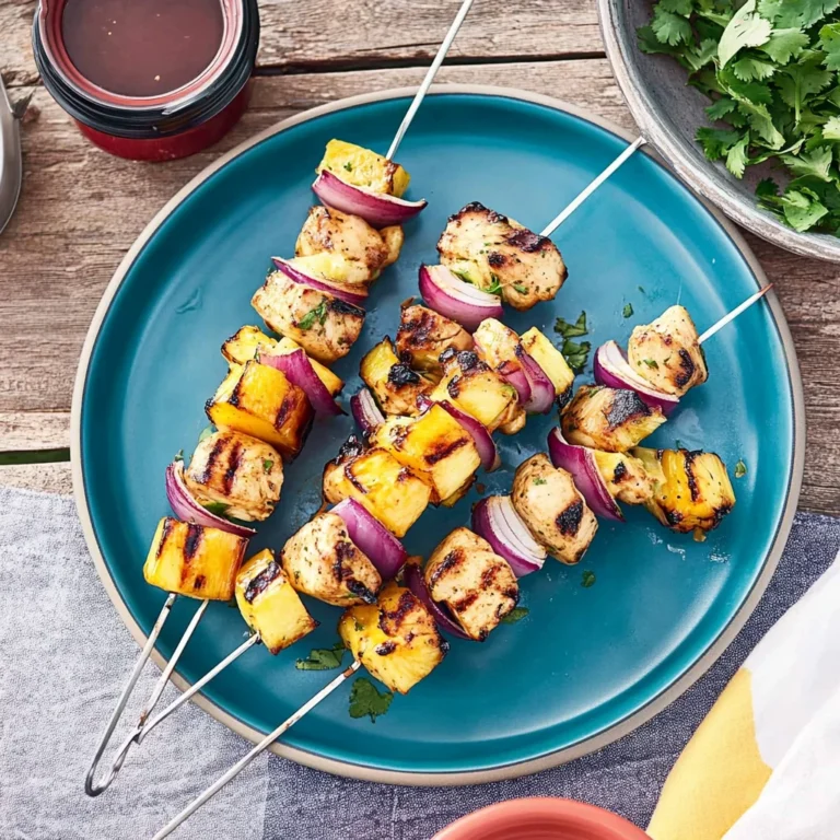 Pineapple Chicken Kabobs