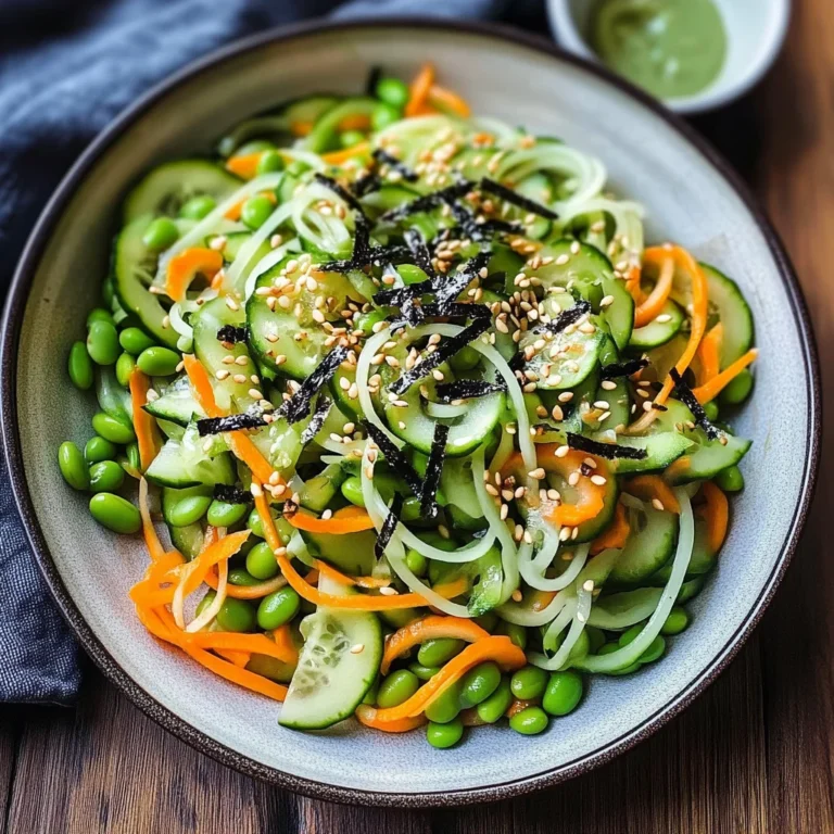 10-Minute Ginger Miso Cucumber Salad