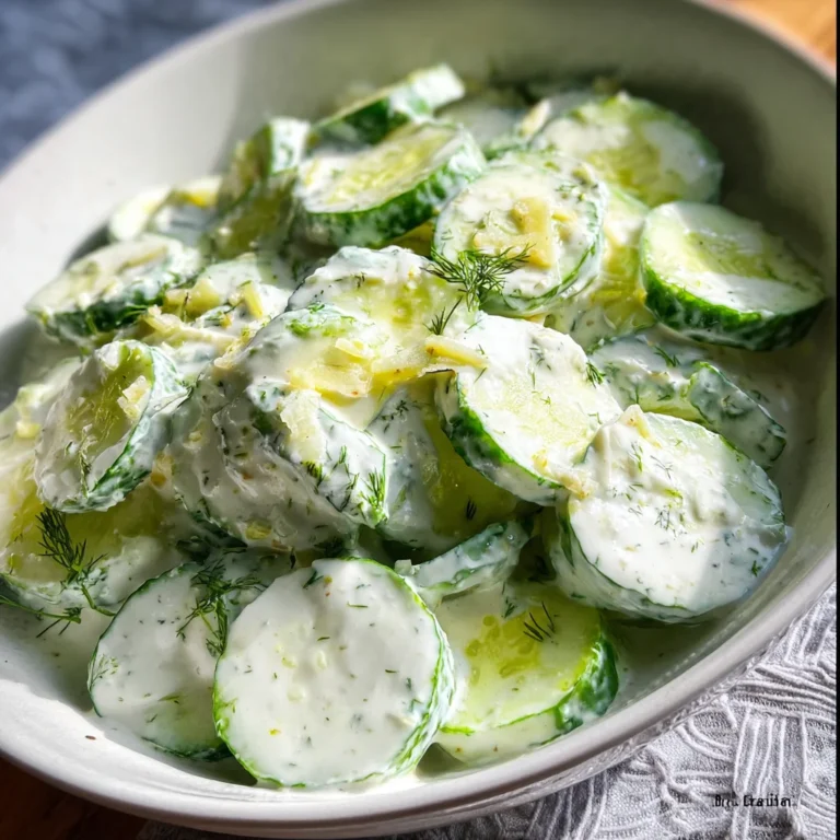 Creamy Cucumber Salad