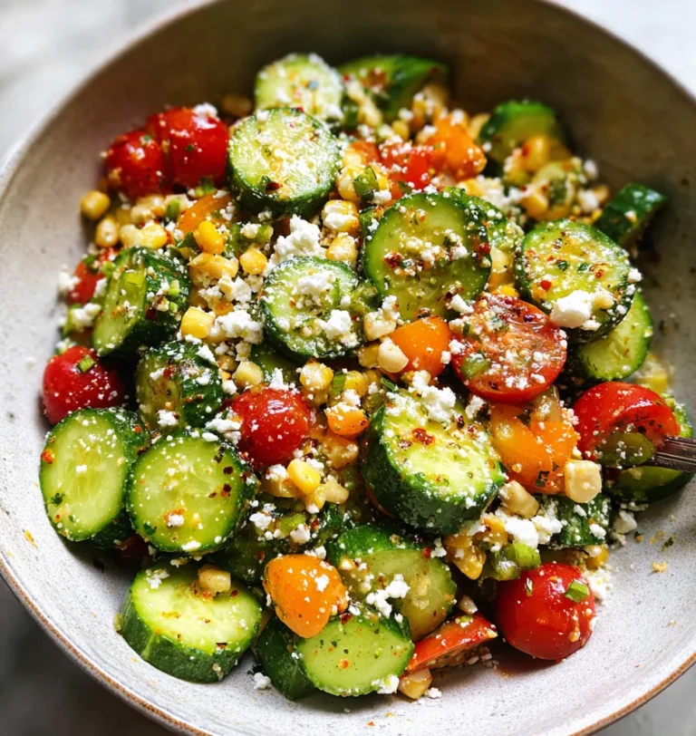 Easy Cucumber Salad (Mexican Cucumber Salad)