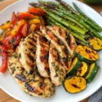 Grilled Garlic and Herb Chicken and Veggies