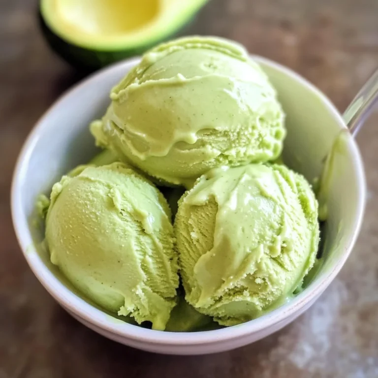 Key Lime Avocado Vegan Ice Cream
