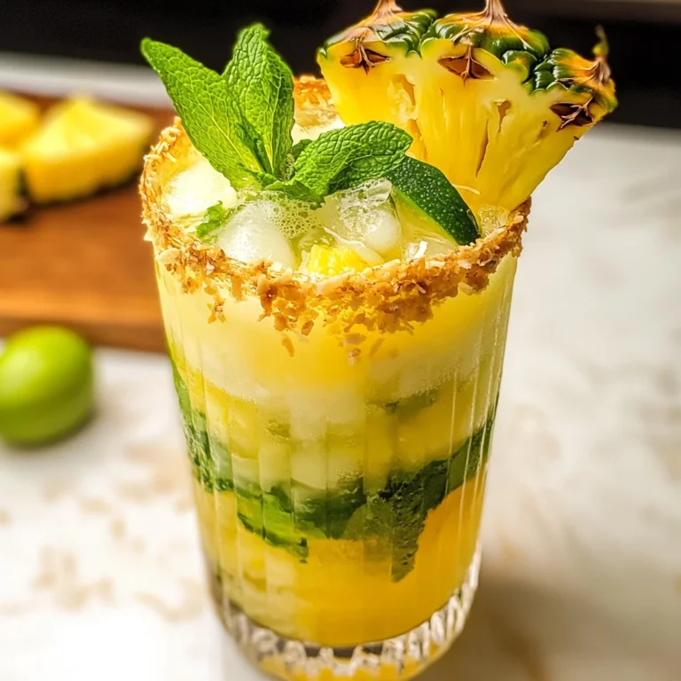 Pineapple Coconut Mojito Recipe