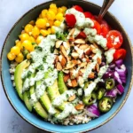 Rainbow Veggie Bowls with Jalapeño Ranch