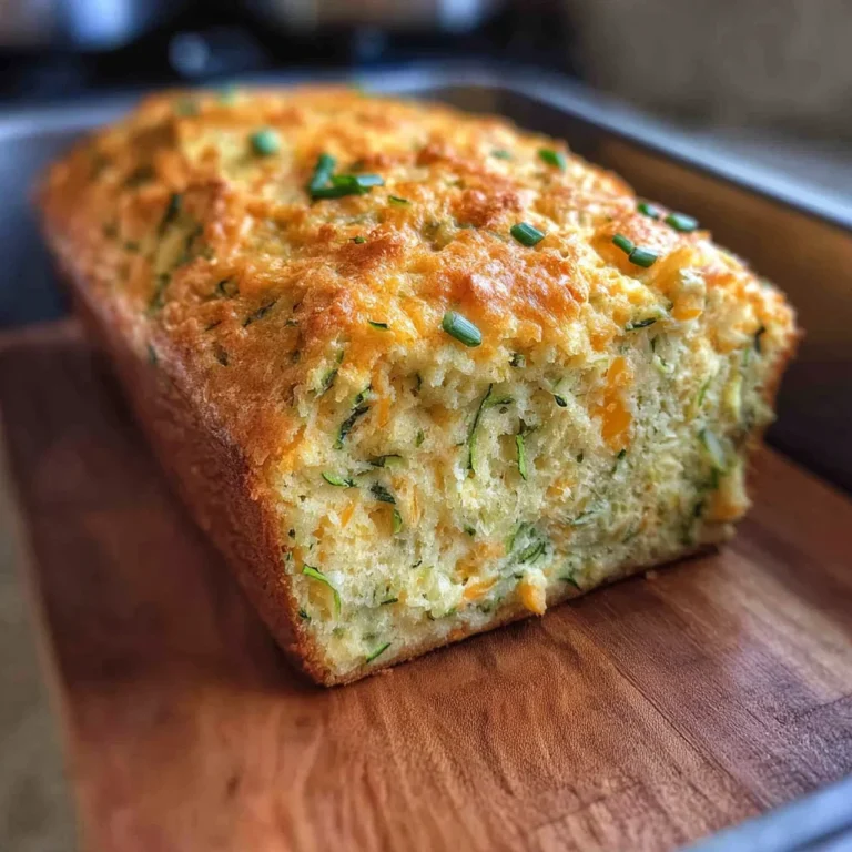 Savory Zucchini Cheddar Quick Bread