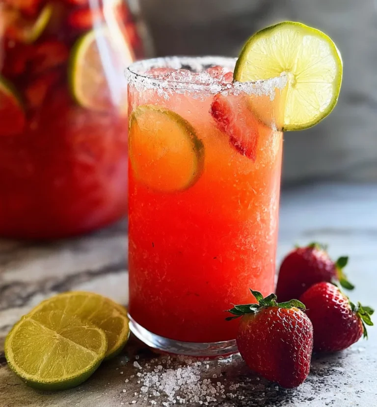 Strawberry Lemonade Margaritas