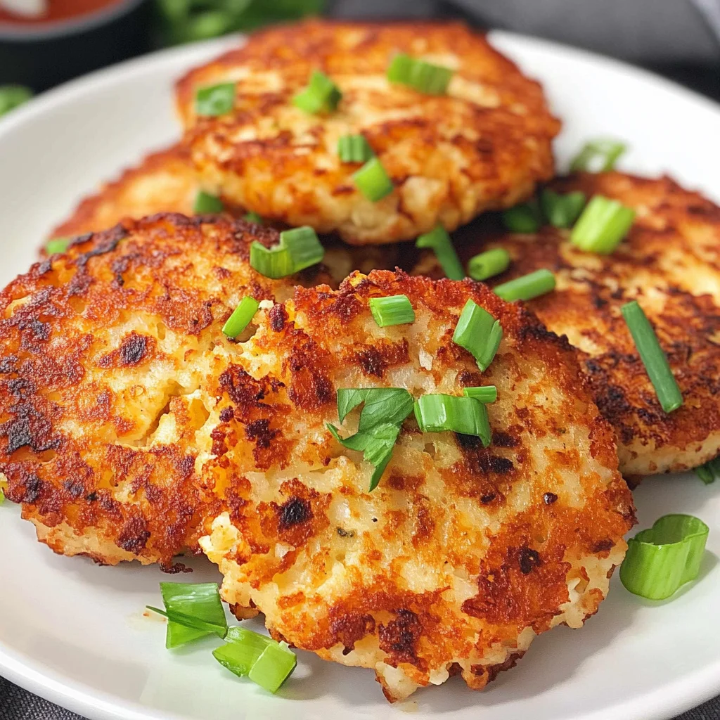 Air Fryer Cauliflower Hash Browns