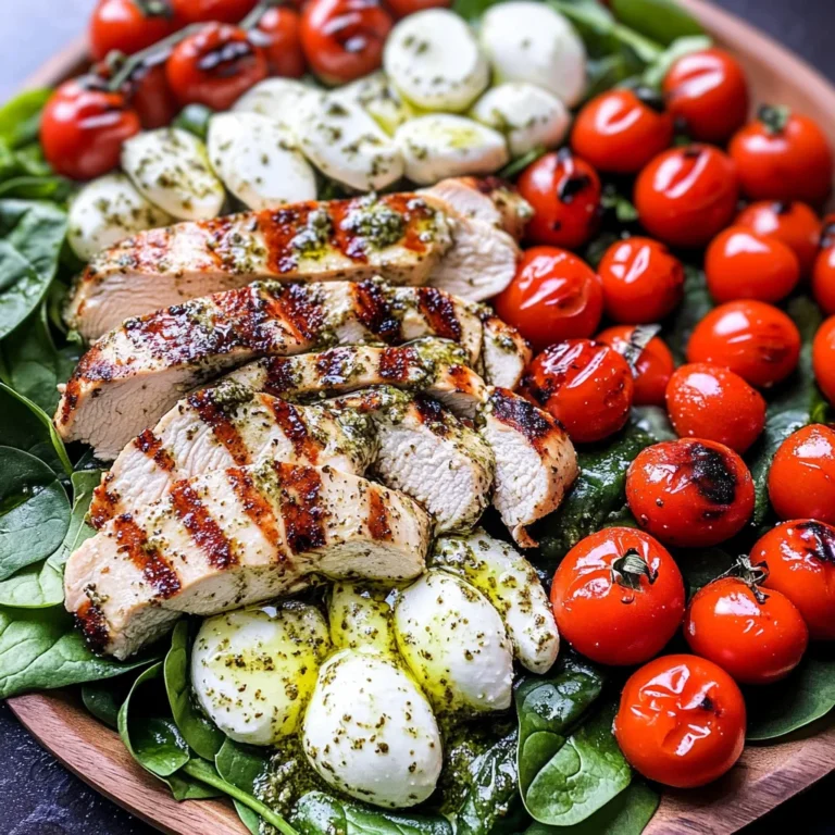 Caprese Grilled Chicken Salad