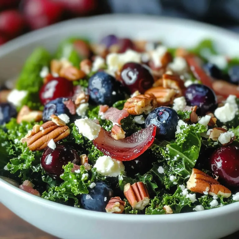 Cherry Summer Kale Salad with Balsamic Vinaigrette