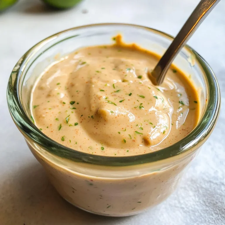 Chili Lime Tahini Sauce