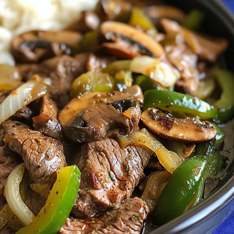 Crockpot Pepper Steak