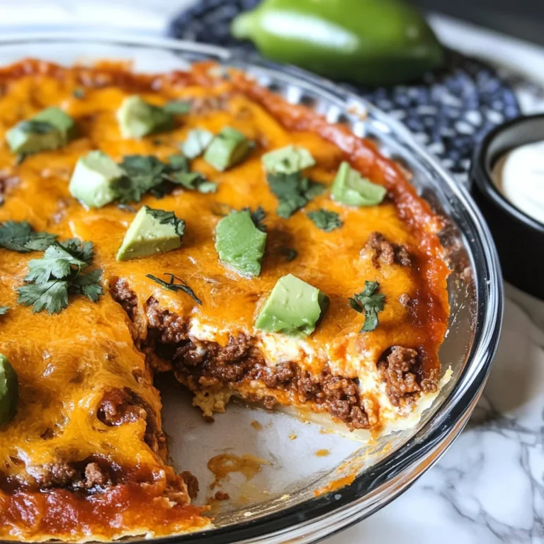Crustless Taco Pie (Keto Taco Pie + Low Carb, Gluten Free)
