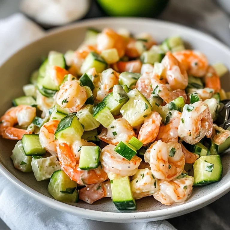 Cucumber Shrimp Salad