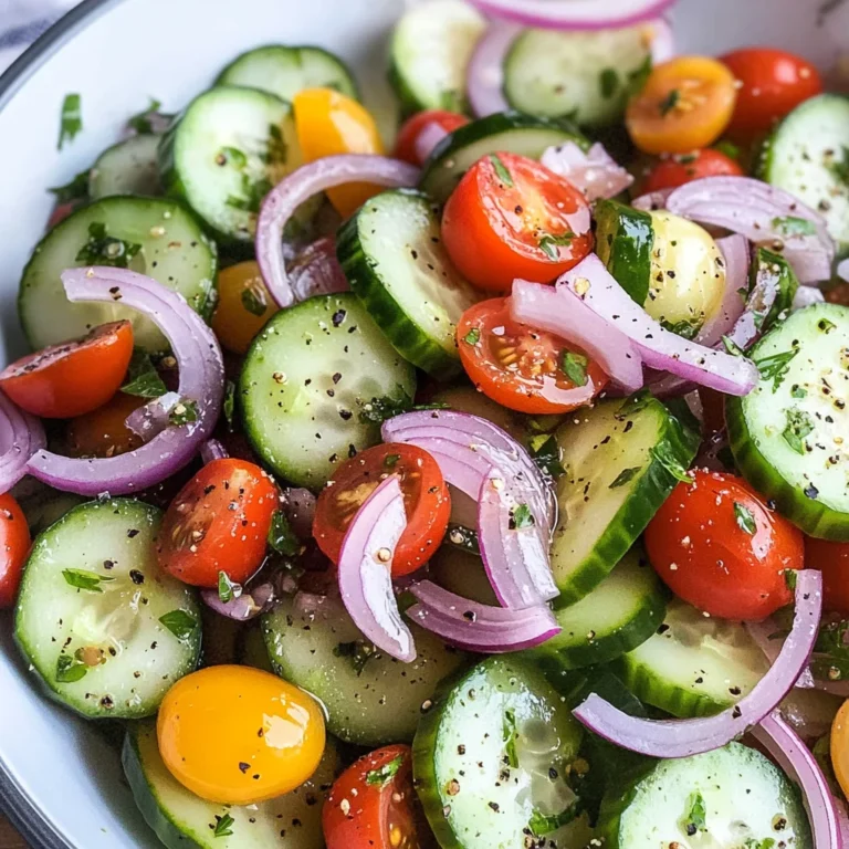 Cucumber Tomato Salad