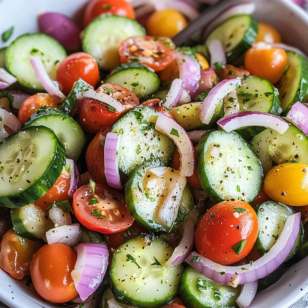 Cucumber Tomato Salad