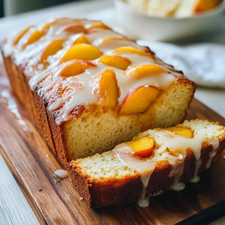Easy Peach Bread Recipe