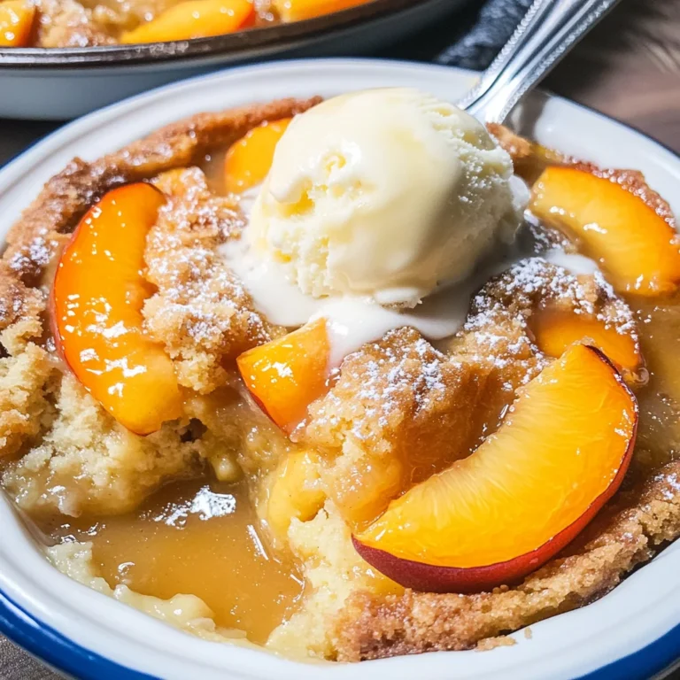 Easy Peach Cobbler