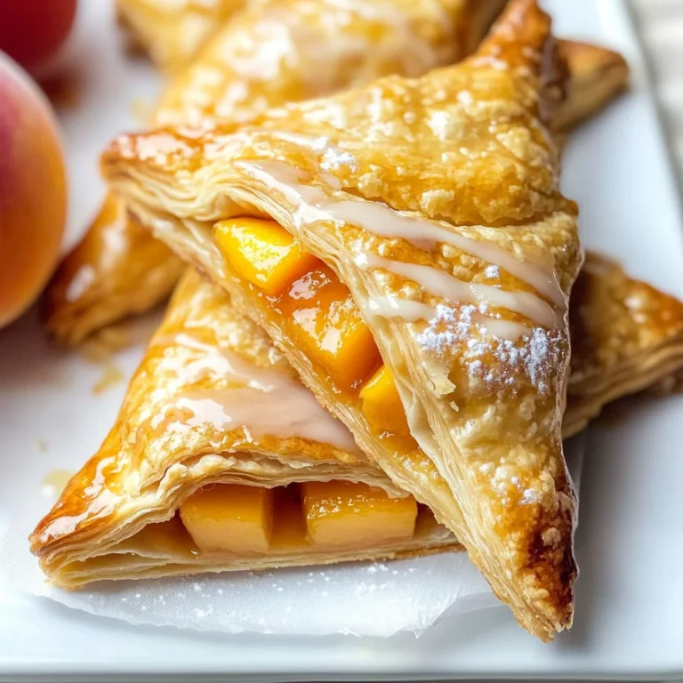Easy Peach Turnovers