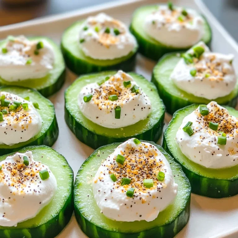 Everything Bagel Cucumber Bites