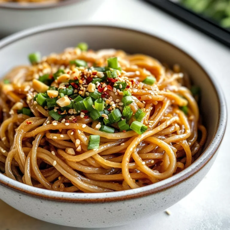 Garlic Sesame Noodles