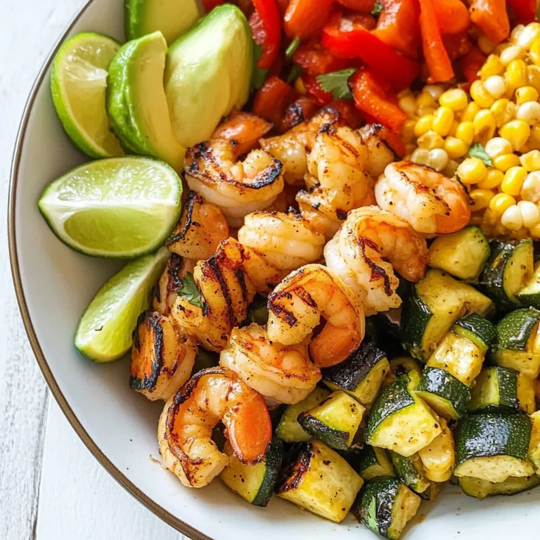 Grilled Shrimp and Vegetable Bowl