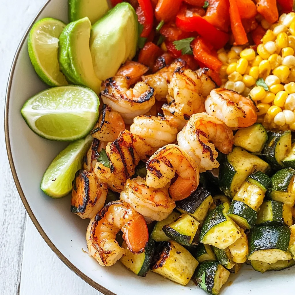 Grilled Shrimp and Vegetable Bowl