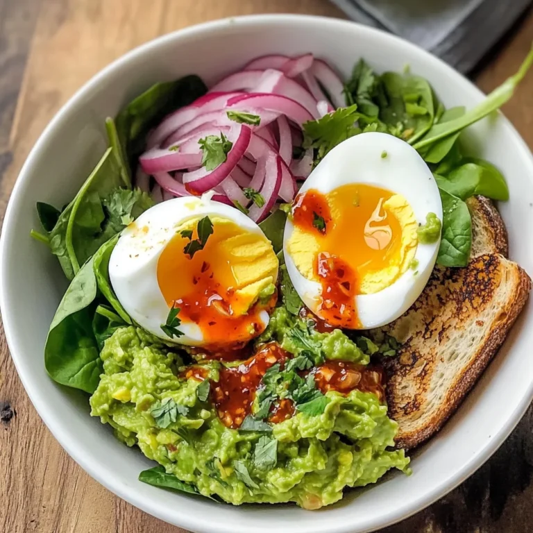 Guacamole Egg Breakfast Bowl Recipe