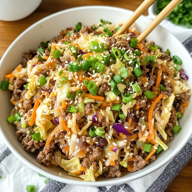 Inside Out Egg Roll in a Bowl
