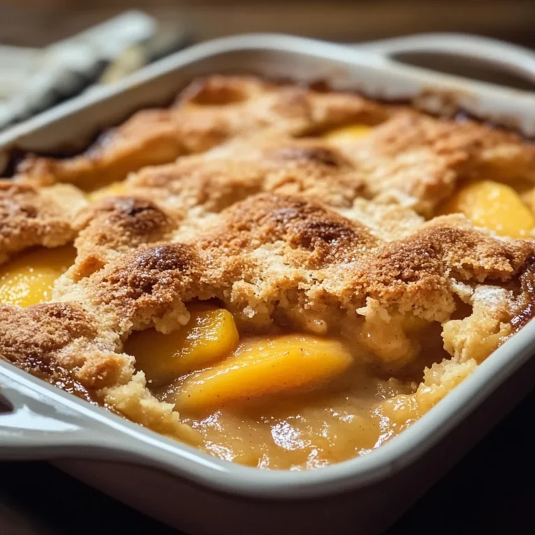 Irresistible Easy Southern Peach Cobbler Recipe to Savor