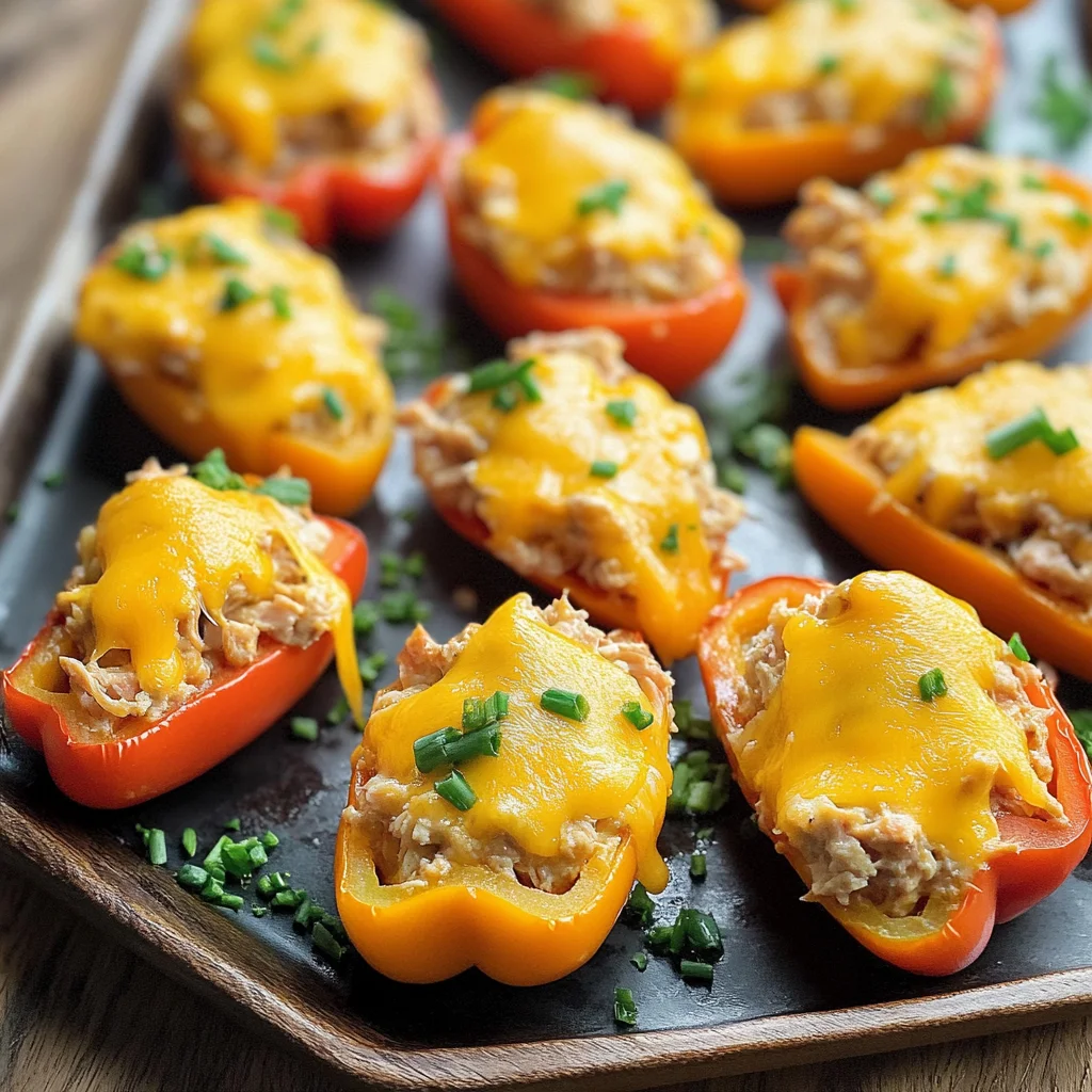 KETO TUNA MELT POPPERS RECIPE