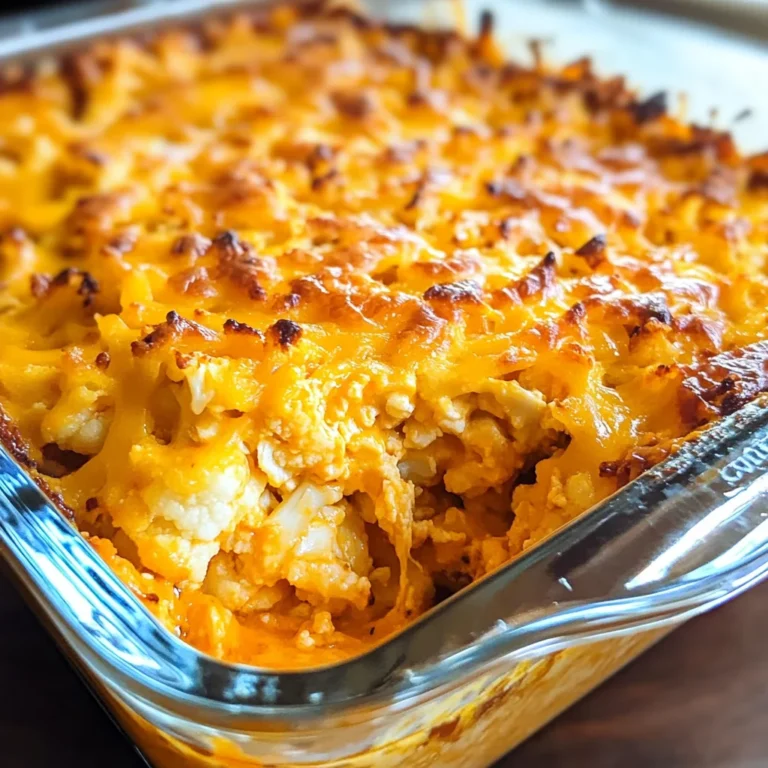 Keto Buffalo Chicken Casserole