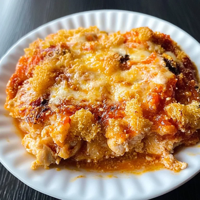 Keto Chicken Parmesan Casserole Recipe