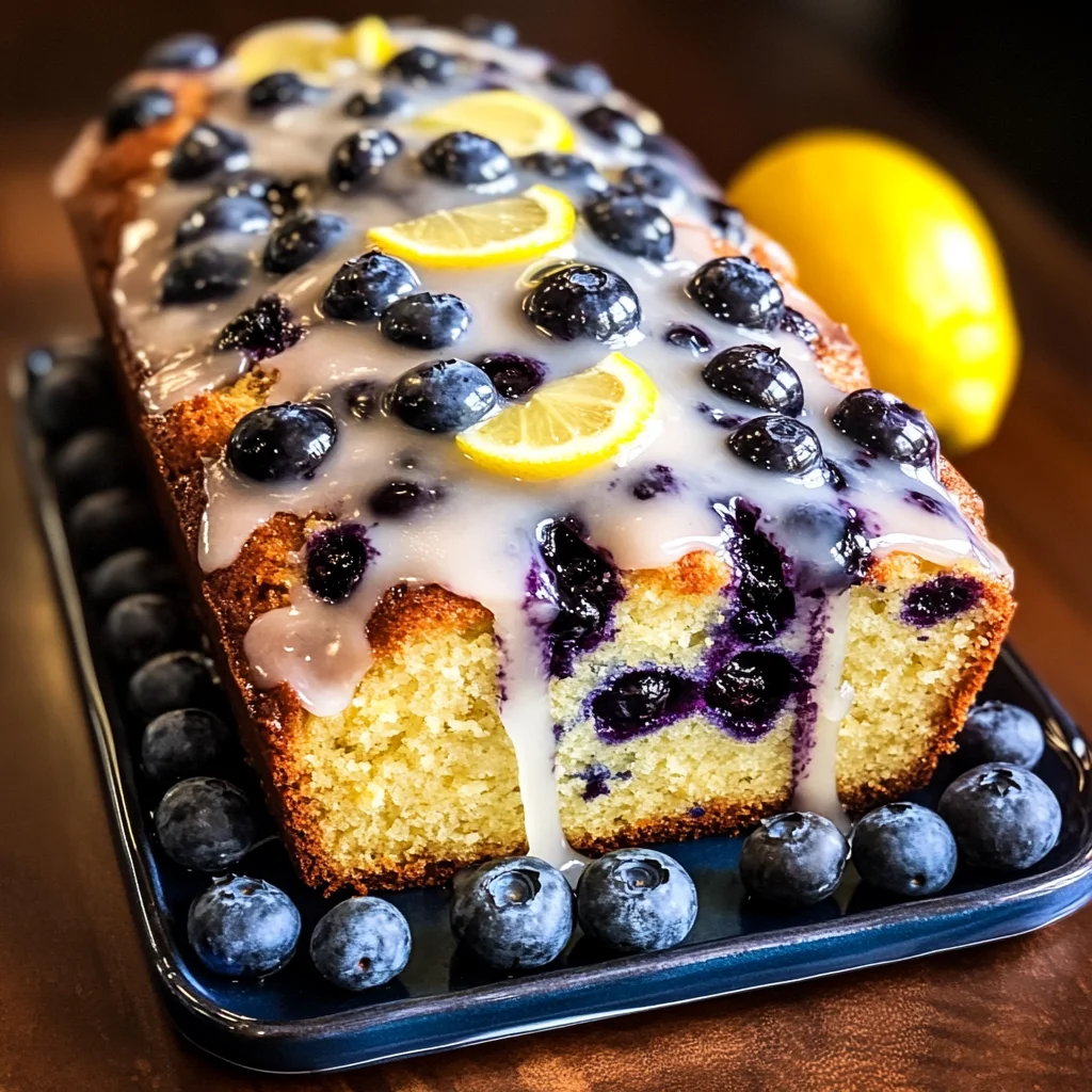 Lemon Blueberry Yogurt Loaf