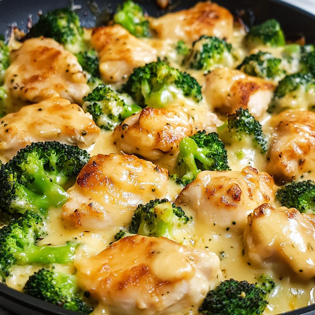 Low Carb Chicken Broccoli Skillet Recipe