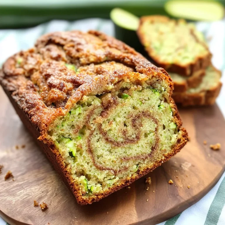 Moist and Delicious Cinnamon Swirl Zucchini Bread