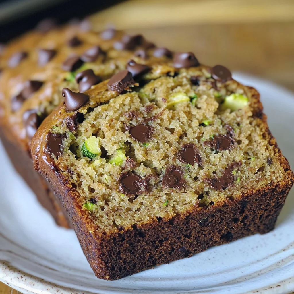 Mom's Perfect Chocolate Chip Zucchini Bread