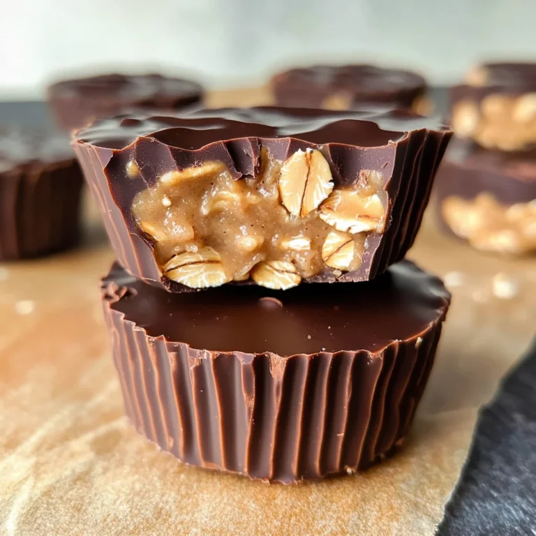 No Bake Peanut Butter Oat Cups