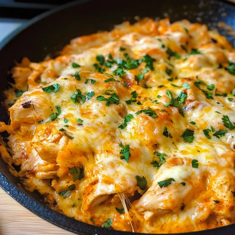 One Pot Low Carb Chicken Enchilada Skillet
