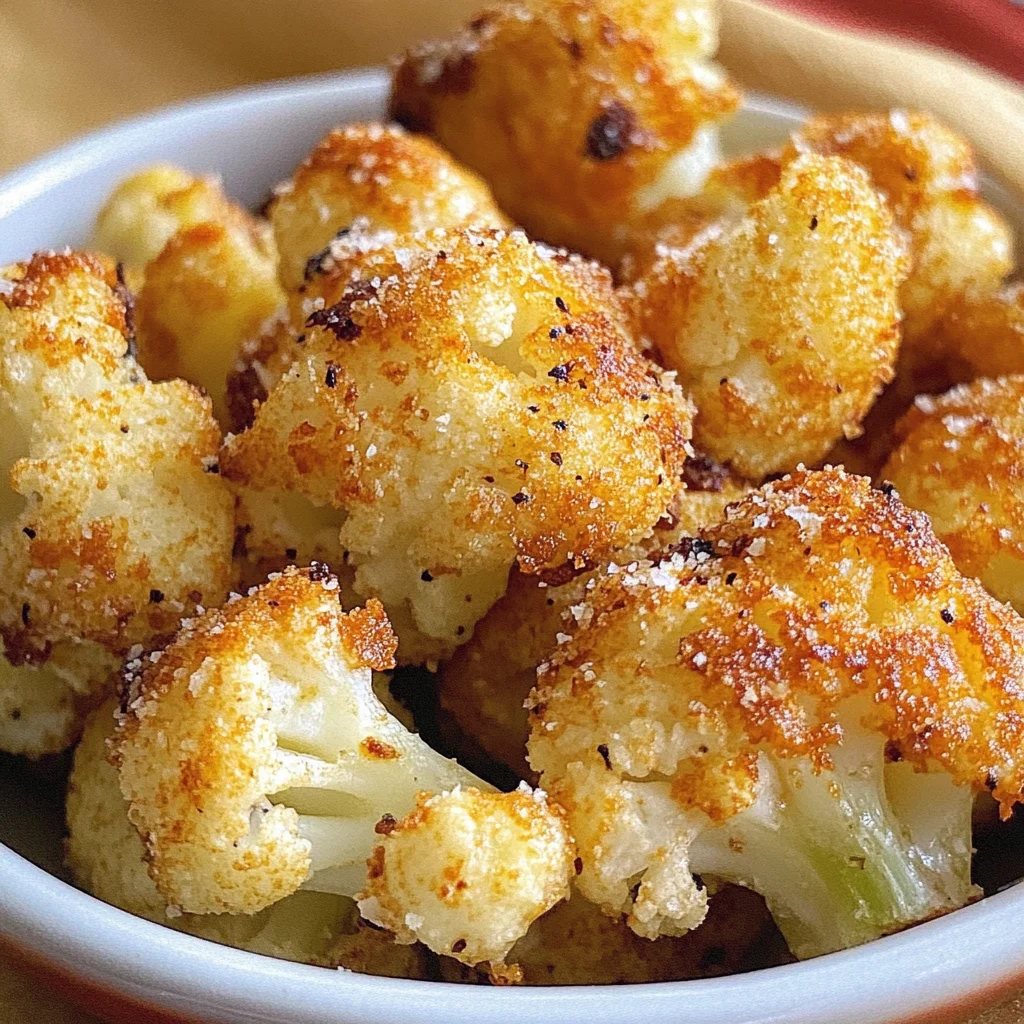 Parmesan Cauliflower Bites - Just 5 Ingredients