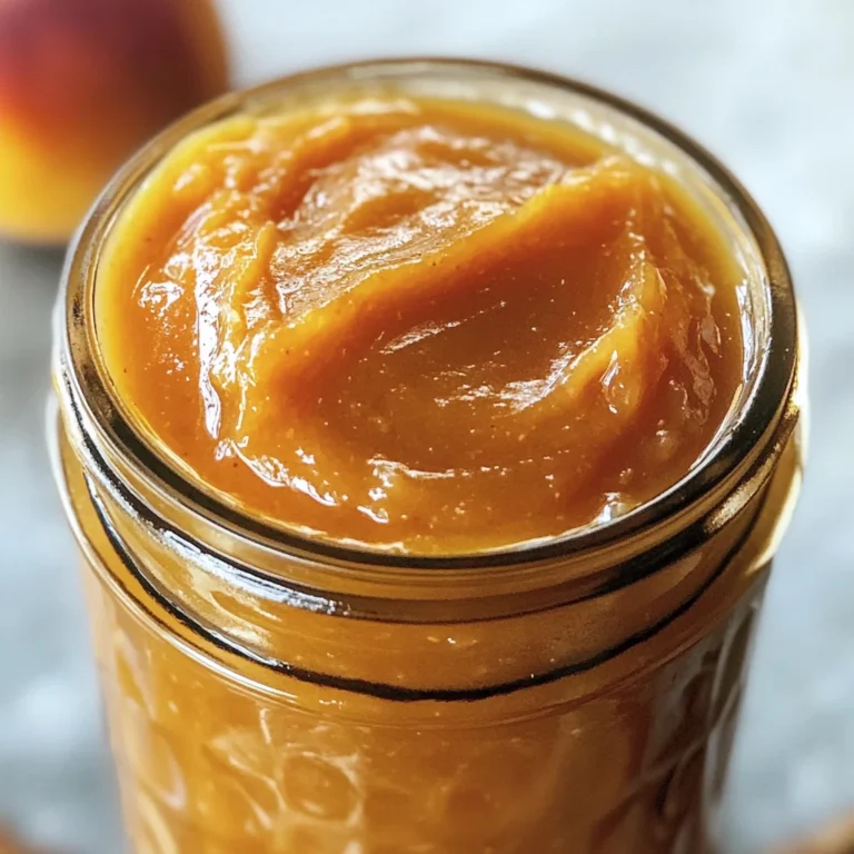 Peach Butter Recipe