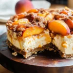 Peach Cobbler Cheesecake