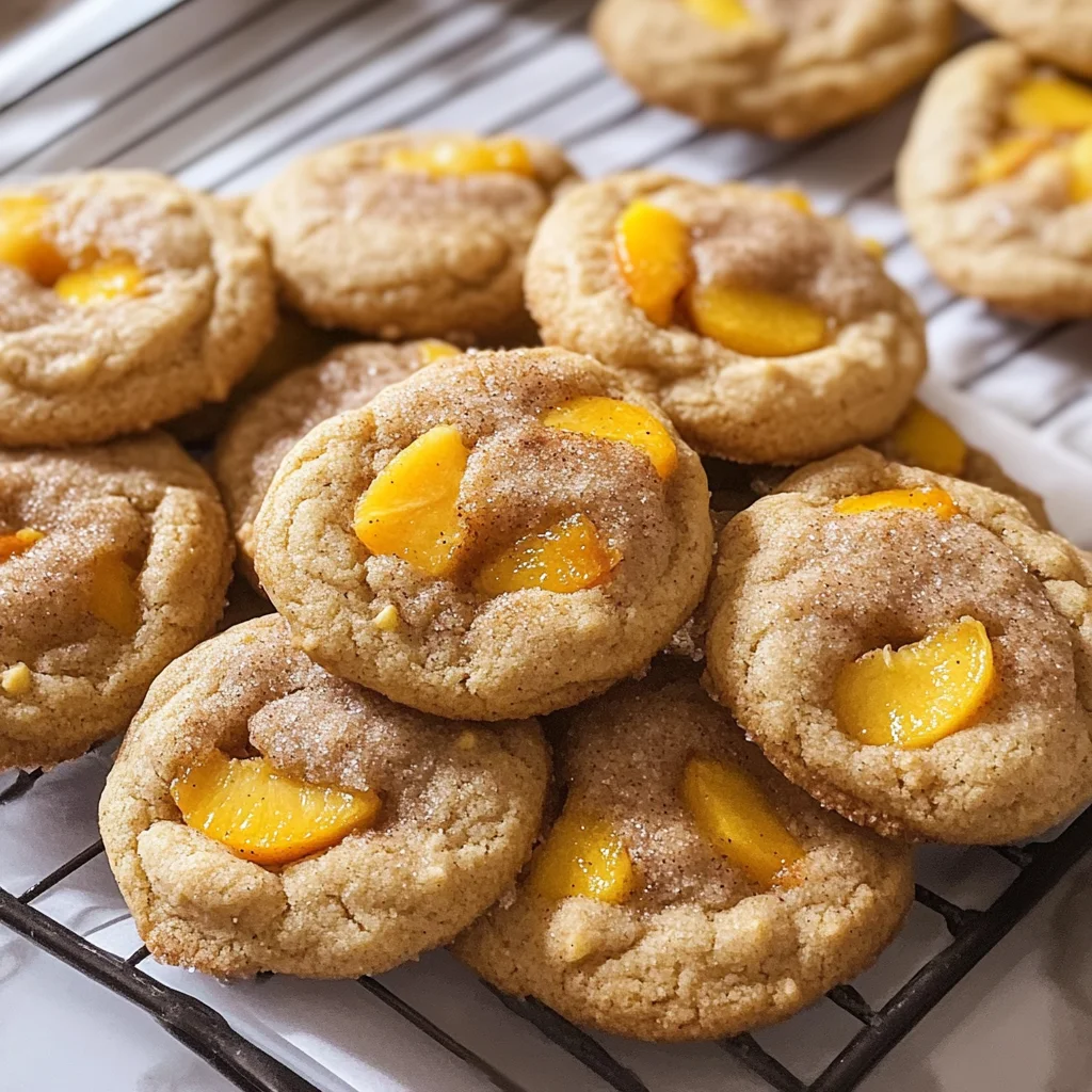 Peach Cobbler Cookies