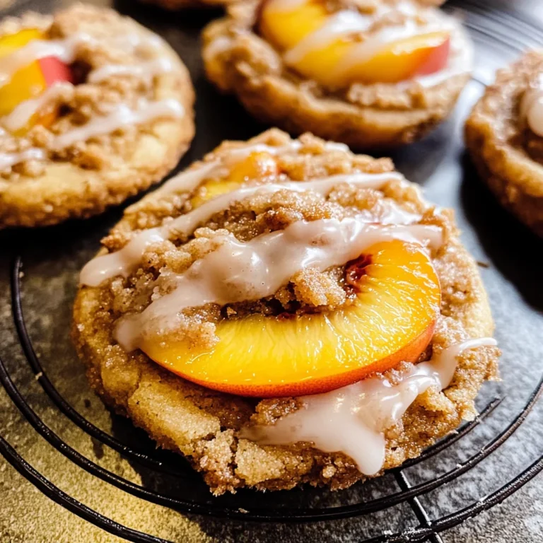 Peach Cobbler Cookies