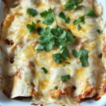 Skinny White Chicken Enchiladas