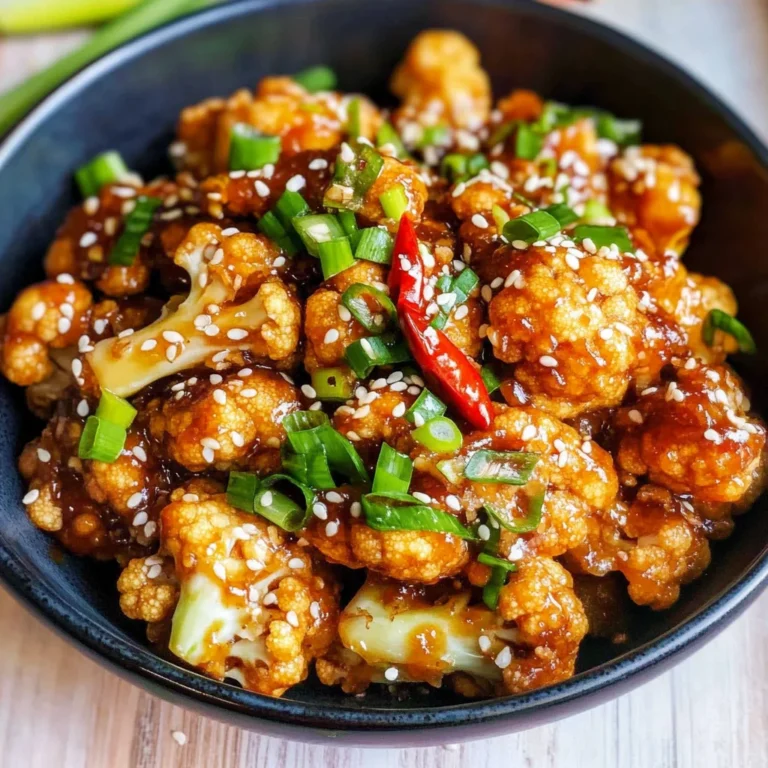Sticky Sesame Cauliflower