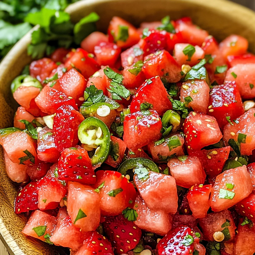 Strawberry Watermelon Salsa