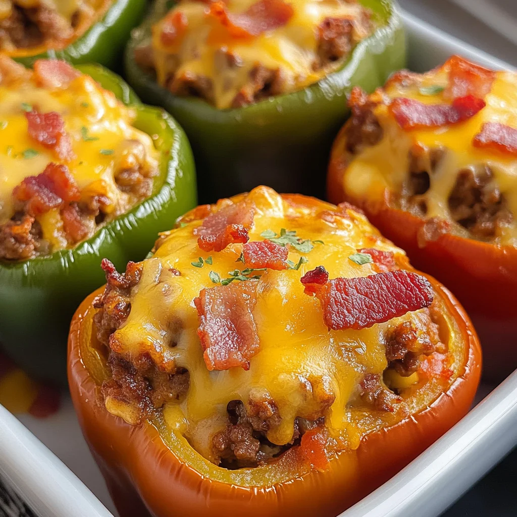 Stuffed Bell Peppers Without Rice