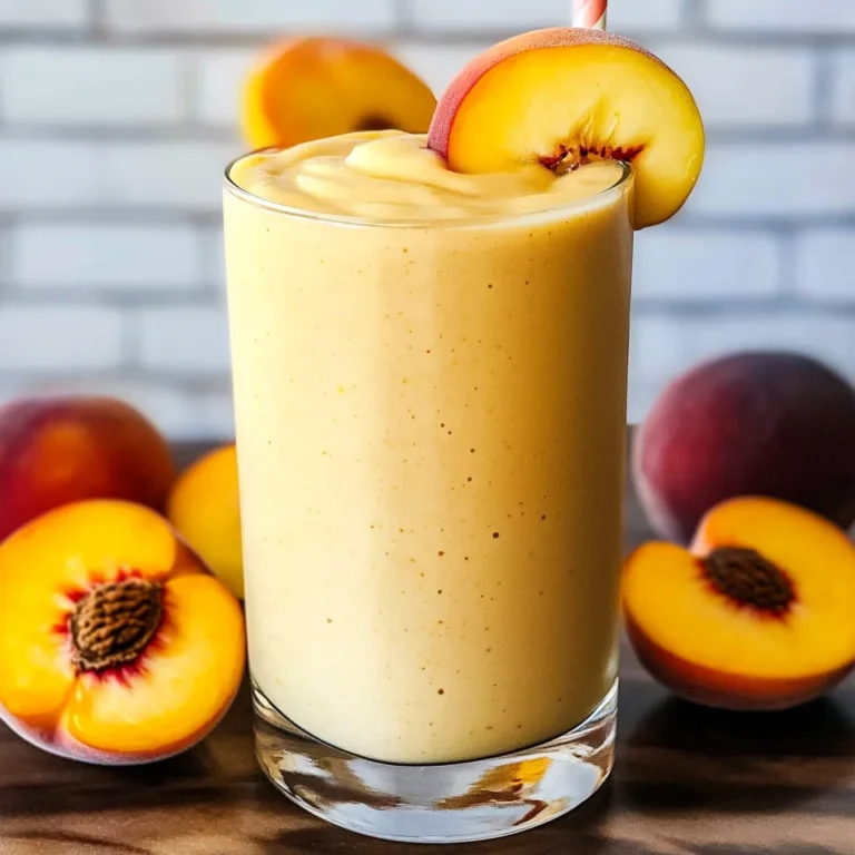 Banana Peach Smoothies