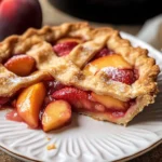Brown Butter Strawberry Peach Pie